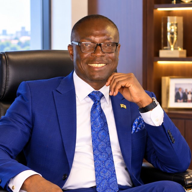 Portrait of H.E Senanu, Managing Consultant of SenasoftConsult